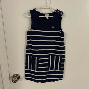 Vineyard Vines at Target girls navy striped dress, size Small 6/6x.